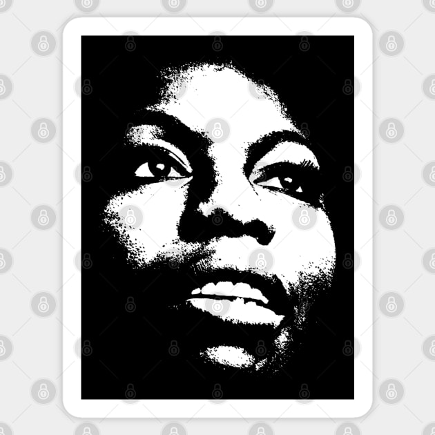 Nina Simone Sticker by UrbanLifeApparel